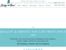 Tablet Screenshot of luckybox.com